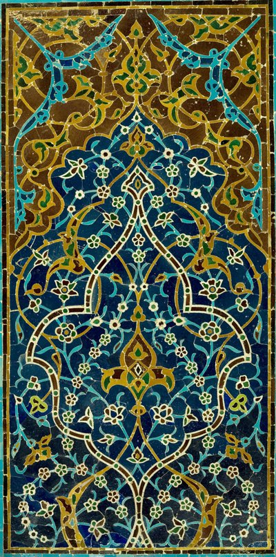 Mosaic Tile Panel by Unbekannt Unbekannt